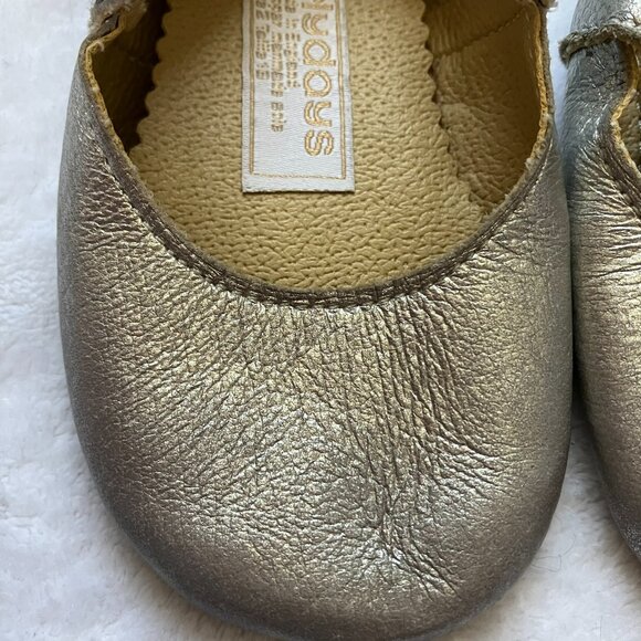 Early Days Baby Shoes Size 2 Silver Leather Mary Janes | UK Classic Style GUC - Picture 10 of 16